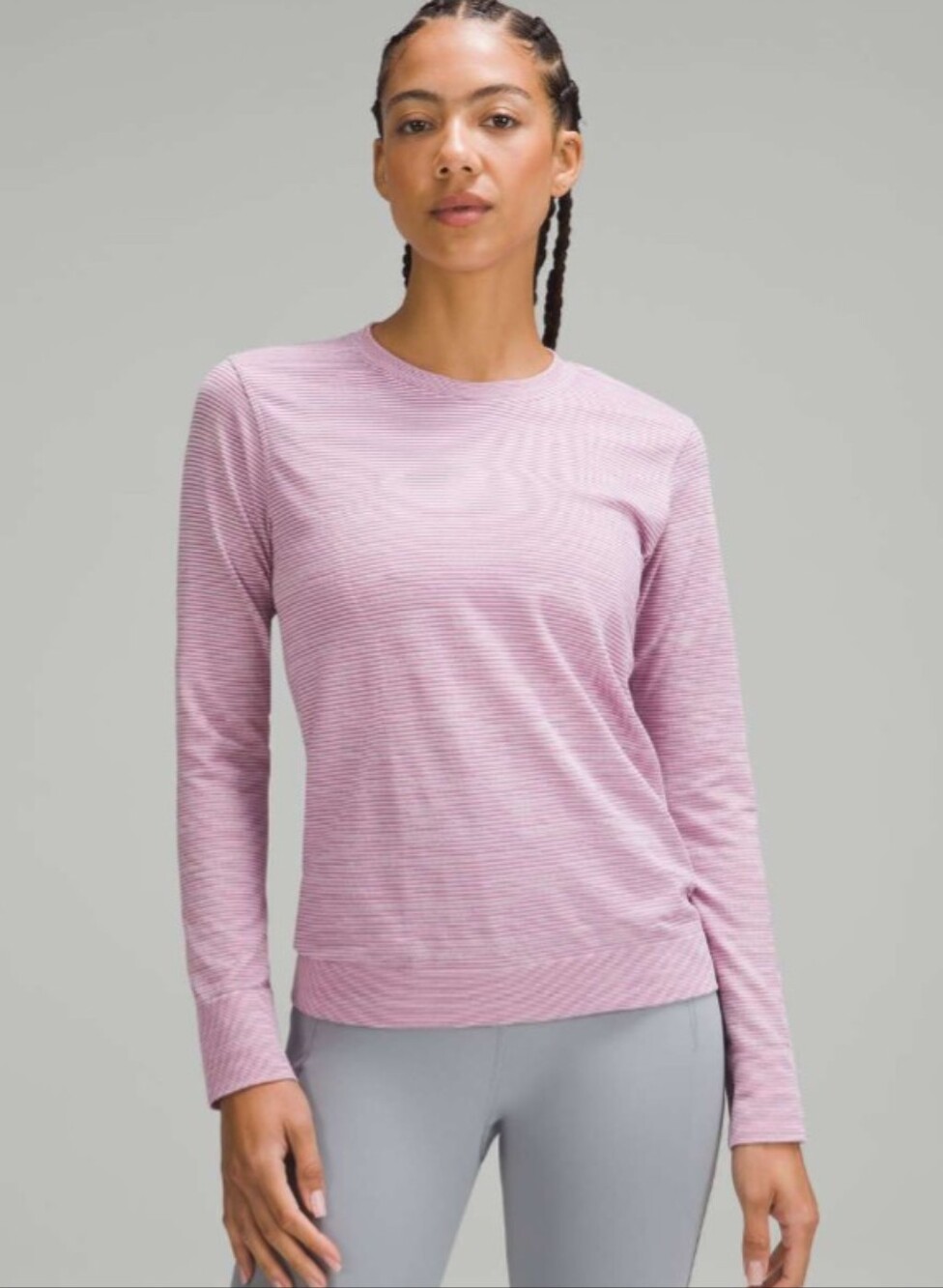 Lululemon swiftly long sleeve chroma stripe